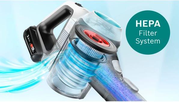 Image du produit Bosch Hausgeräte Bosch Akku-Staubsauger BSS712XHYG Unlimited 7 ProHygienic Aqua