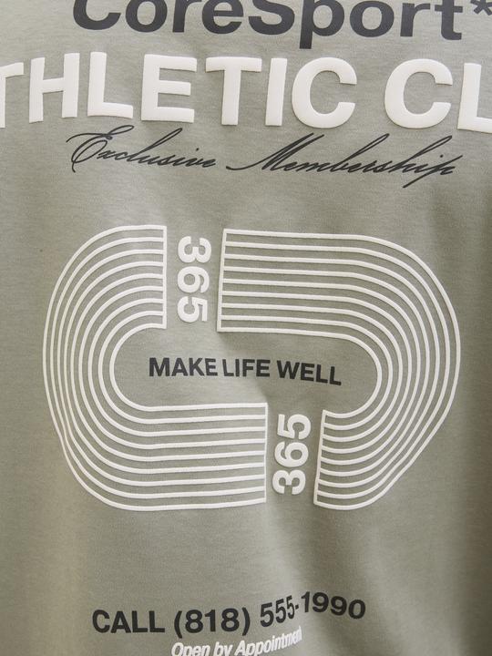 Actual product image Jack & Jones Jcoathletico Graphic Tee Ss Cn Ss25 (XXL)