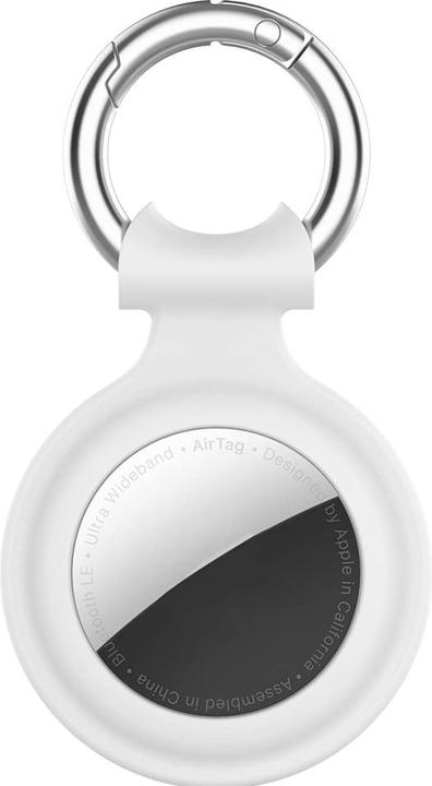 Produktbild Screenguard Apple Airtag Liquid Silikon Heart Case mit Anhänger