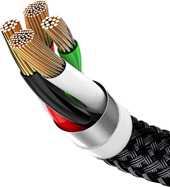 Image du produit Baseus Trois couleurs primaires 3 en 1 (0.30 m, USB 2.0)