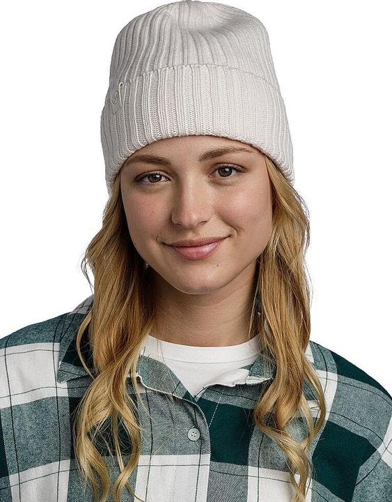 Actual product image Buff Knitted Beanie Norval (One size)