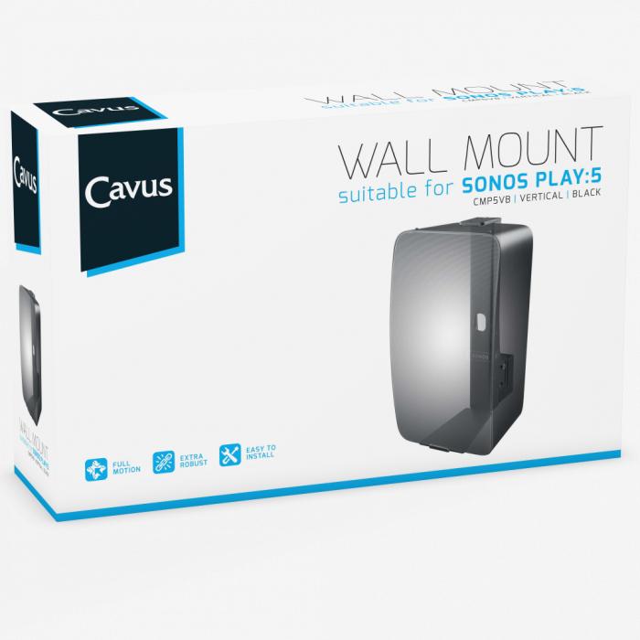 Produktbild Cavus Wandhalterung für Sonos Five, Play:5, vertikal (1 Stk., Wandmontage, Schwenkbar, Neigbar)