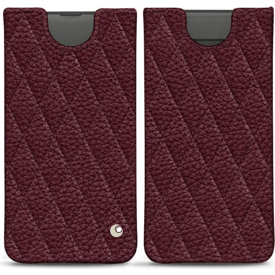Noreve Lederschutzhülle (Samsung Galaxy S10), Smartphone Hülle, Violett