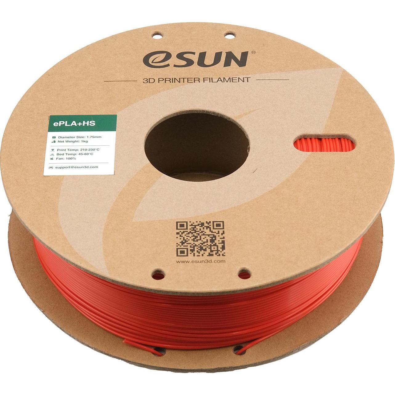 Thumbnail - eSUN EPLA+HS 1,75mm RED 1kg (PLA, 1.75 mm, 1000 g, Rot), 3D Filament, Rot