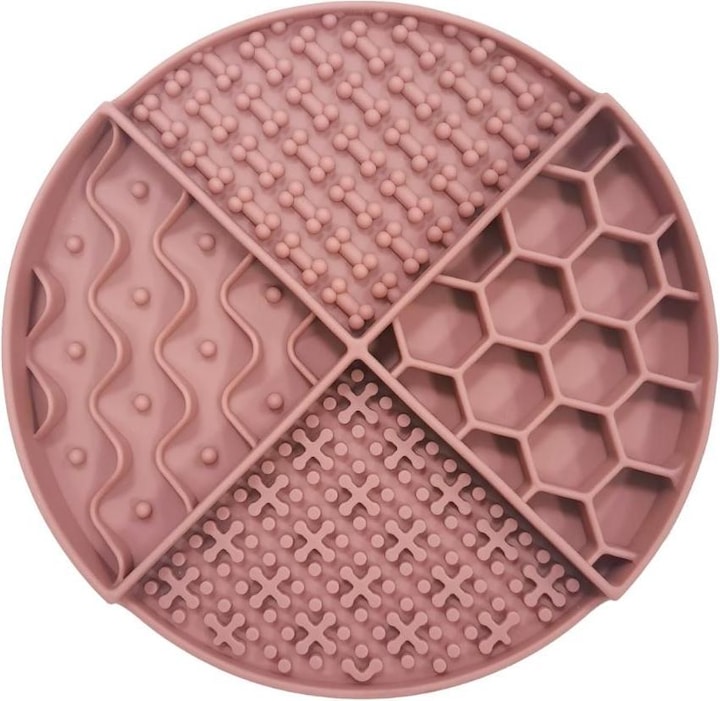 Nordic Paws Lickmat Round - Red - 21x21cm
