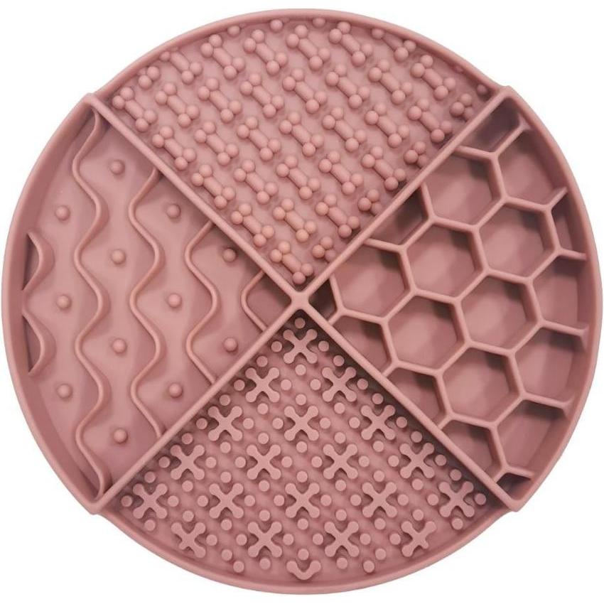 Thumbnail - Nordic Paws Lickmat Round - Red - 21x21cm, Futternapf