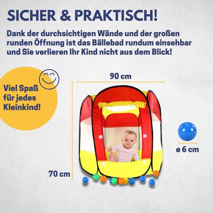 Produktbild Best Sporting PopUp Bällebad mit 100 Bällen