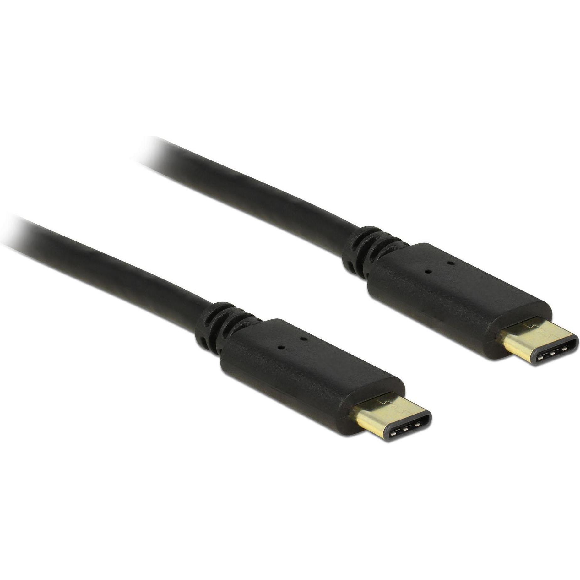 Delock USB C – USB-C (2 m, USB 2.0), USB Kabel