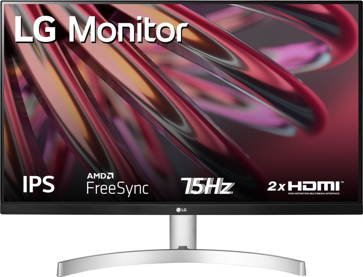 Produktbild LG 27MK60MP-W Full HD 27' IPS 75Hz Silver Monitor (1920 x 1080 Pixel, 27")