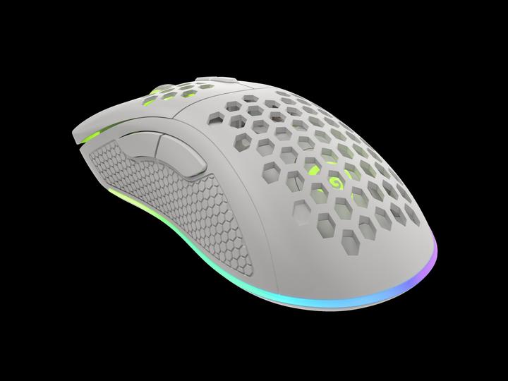 Produktbild Genesis for games Krypton 555 with cable, 8000 DPI, USB 2.0, White (Kabelgebunden)