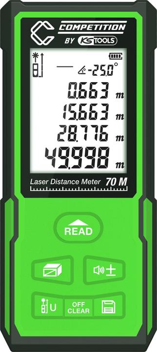 Actual product image KS Tools 512.3000 COMPETITION Laser rangefinder Laser rangefinder (70 m, 670 nm)