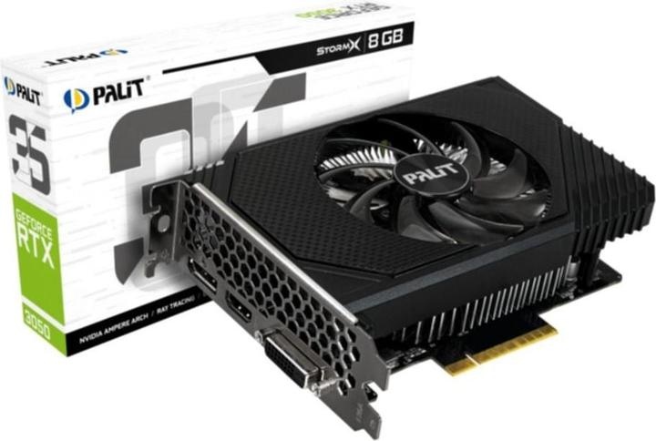 Image du produit Palit RTX3050 StormX GDDR6 HDMI DVI DP (8 Go)
