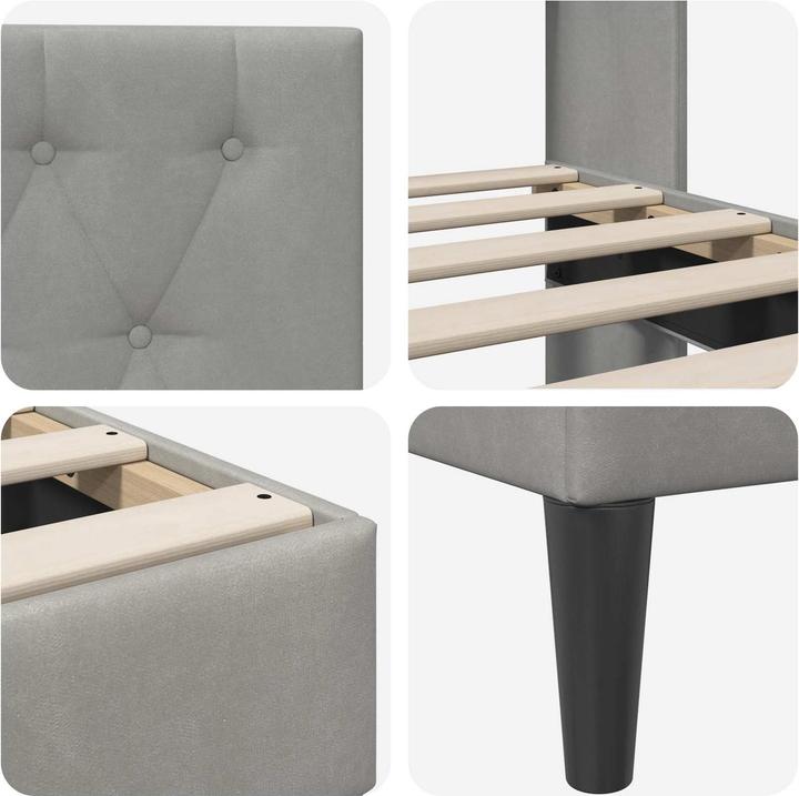 Produktbild vidaXL Modernes Bett (160 x 200 cm)