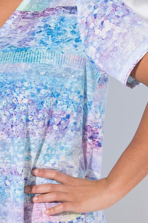 Produktbild Angel of Style T-Shirt, A-Linie, Glitzersteinchen, Farbdruck (42)