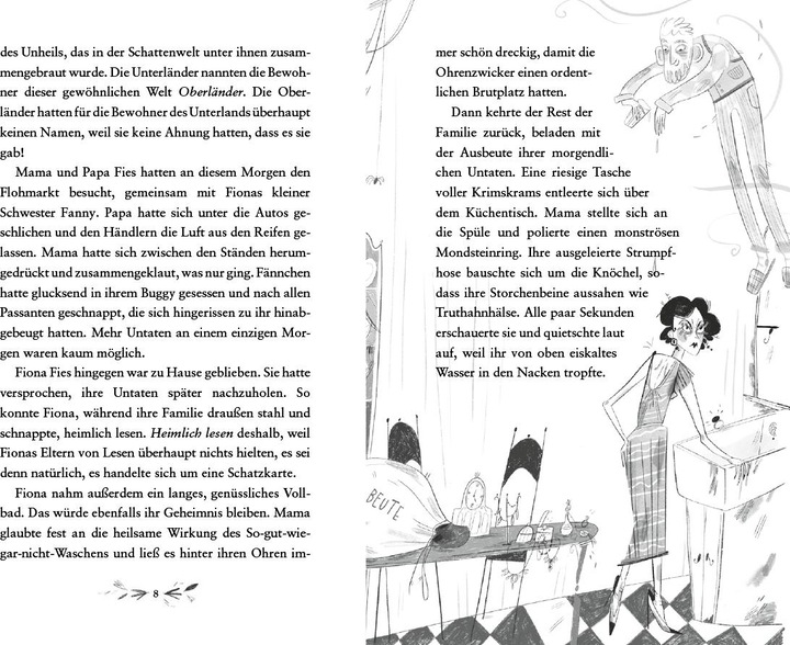 Actual product image Willkommen bei Familie Fies – Nicht ohne unsere Geister! (German, Jenni Jennings, Nina Frey, Hannah Peck, 2023)