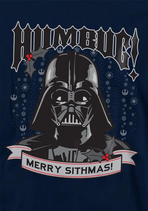 Produktbild Star Wars Humbug Merry Sithmas! Kapuzenpullover weihnachtliches Design (128)