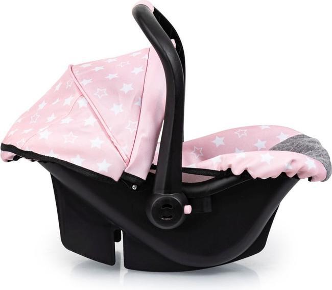 Actual product image Bayer Puppen-Autositz - rosa/grau mit Sternchen