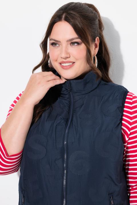 Immagine prodotto Ulla Popken Gilet idrorepellente HYPRAR con collo alto e zip a doppio cursore (42, 44)