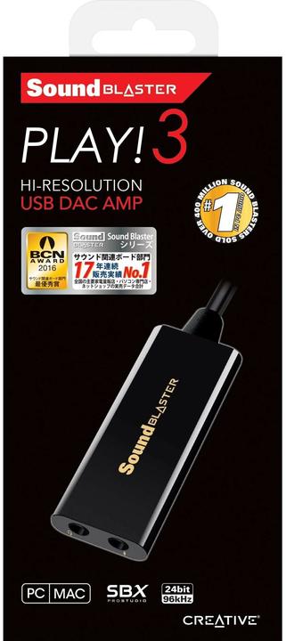 Immagine prodotto Creative Suono Blaster Play! 3 (USB 3.0)