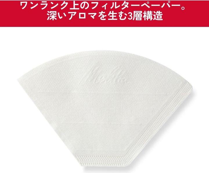 Actual product image Melitta Original 1x4, Basket, Disposable coffee filter, Paper, 80 pc(s)