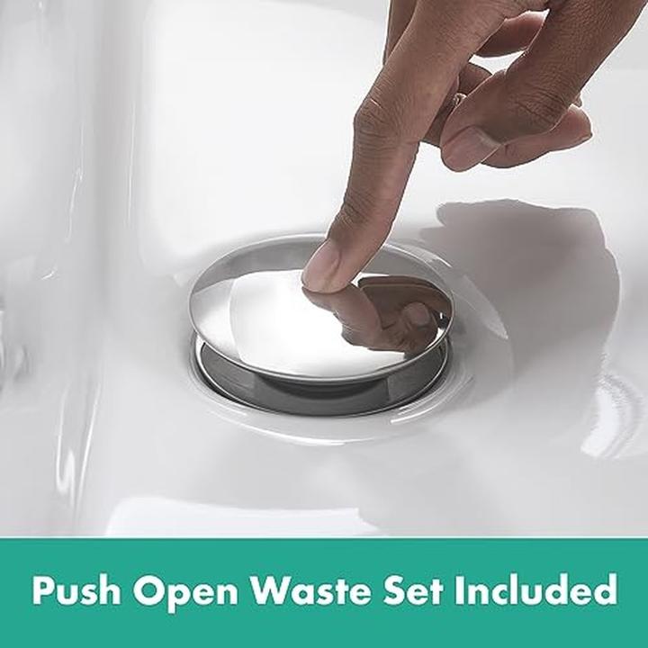 Produktbild hansgrohe Logis Einhebel-Waschtischarmatur 110 Fine mit Push-Open Ablaufgarnitur