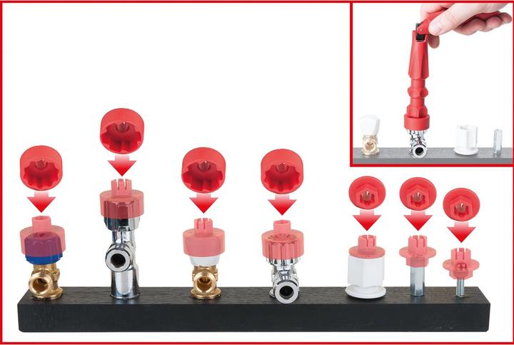 Actual product image KS Tools WC seat mounting key set