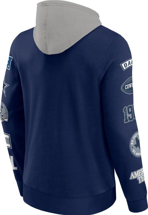 Immagine prodotto Fanatics Felpa con cappuccio Dallas Cowboys NFL con stampa sulle maniche - XXL (XXL)