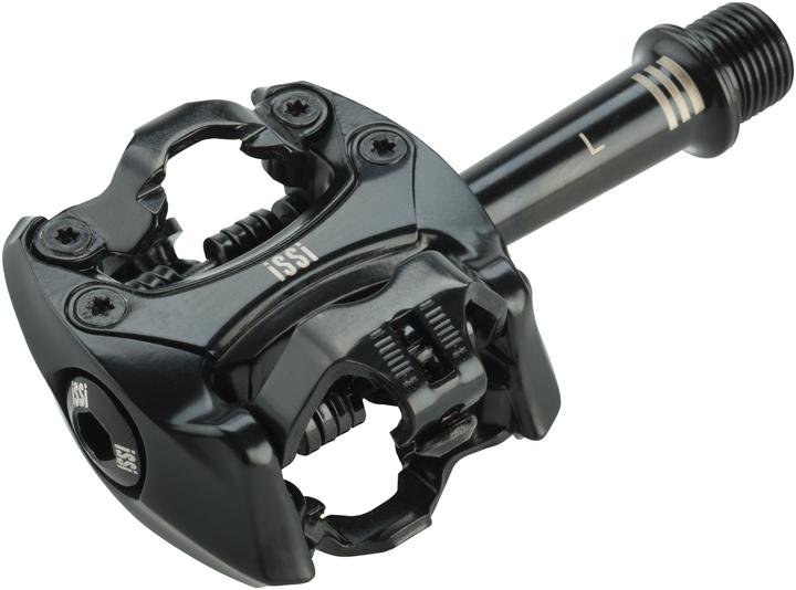 Produktbild iSSi Flash III Pedal SPD + 12 mm (Bearing/Bushing). BlackOut Black.