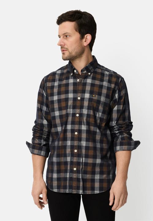 Immagine prodotto Camel Active Kariertes Langarm Hemd mit Brusttasche (S)