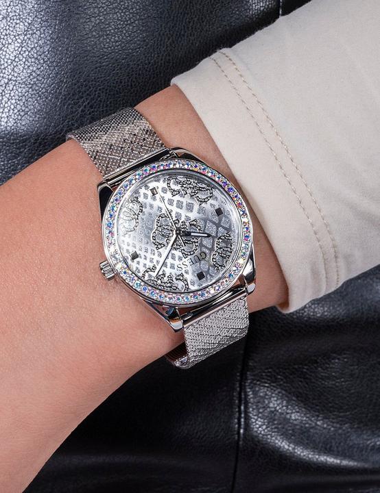 Immagine prodotto Guess - Orologio analogico da donna in tonalità argento GW0748L1