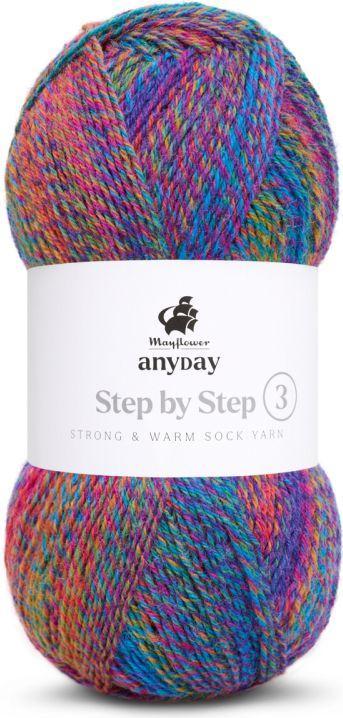 Green, Rose, Violet, Yellow