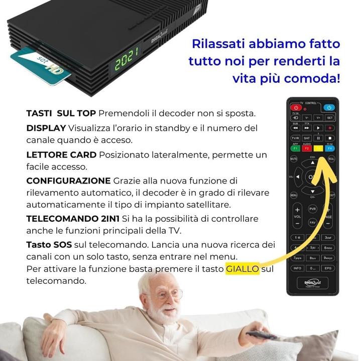 Actual product image Digiquest TIVùSAT TI9 (DVB-S2)