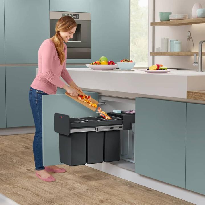 Immagine prodotto Hailo EcoLine Design Trio L sistema da incasso (3x 10l) (3 l)