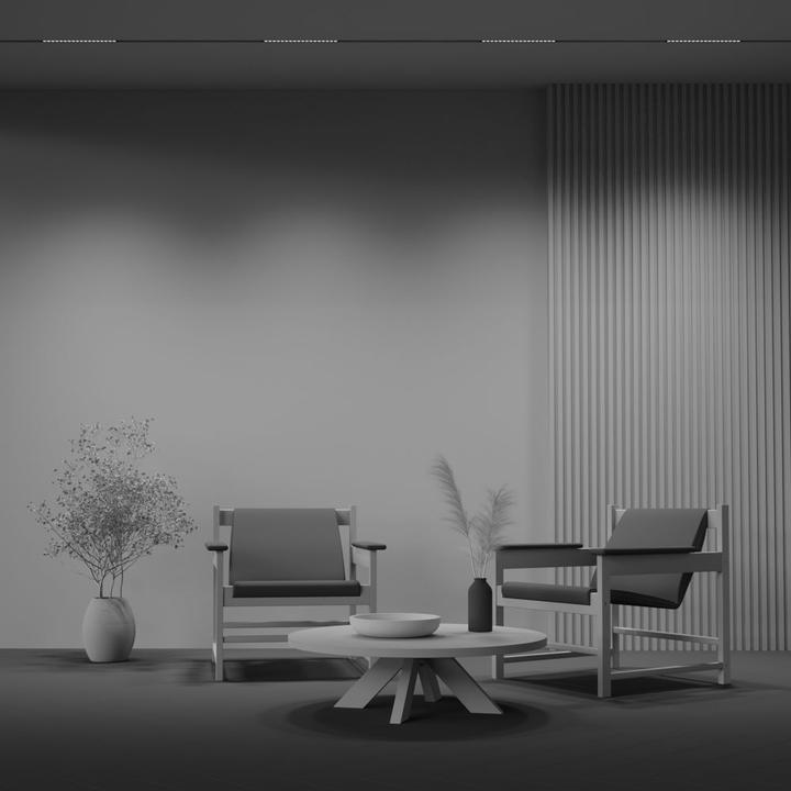 Image du produit Maytoni Points Système de rail magnétique EXILITY 48V LED Lampe sur rail 18W dimmable noir 90Ra (1350 lm)