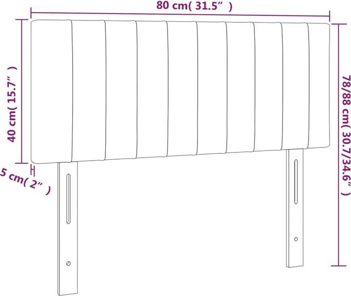Immagine prodotto vidaXL Aldridge (80 x 5 x 78/88 cm)