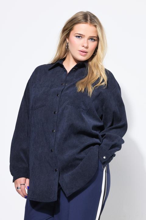 Produktbild Studio Untold Cord-Hemd, oversized, Hemdkragen, Langarm (54)