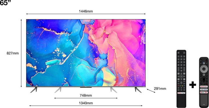 Produktbild TCL 65C635 (65", C635, QLED, 4K, 2022)