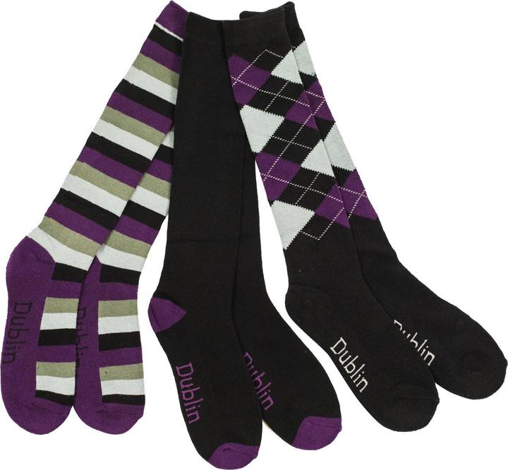 Actual product image Dublin Socks (3 pairs) (pack of 3, One size)
