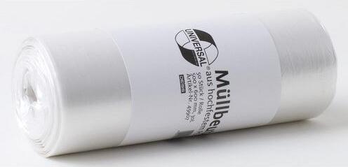 Deiss Bin liners 49907 30 L Transparent HDPE (hard polyethylene) 5 micron (50 x, 30 l)