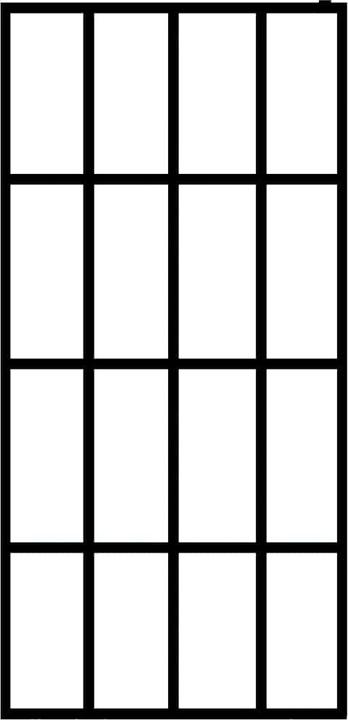 Produktbild vidaXL Duschwand (190 cm, 118 cm, 190 cm)