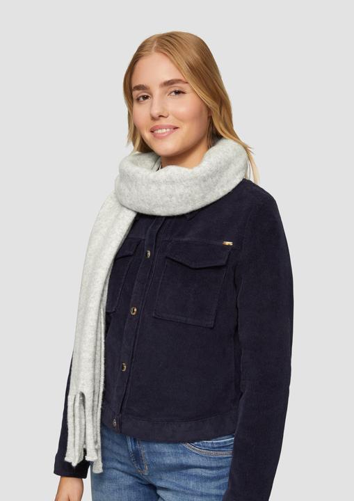 Actual product image S.Oliver Tuch Gestrickter Schal mit Fransen