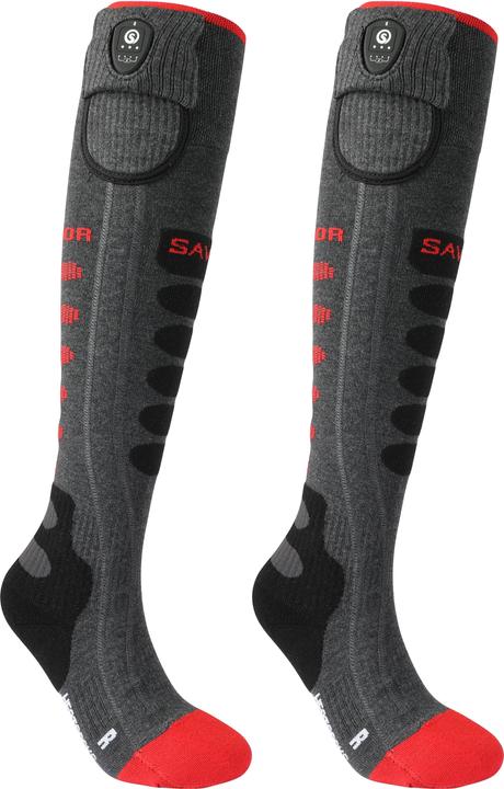 Immagine prodotto Savior Calze da sci riscaldate Dublino, con batteria ricaricabile (45 - 46)