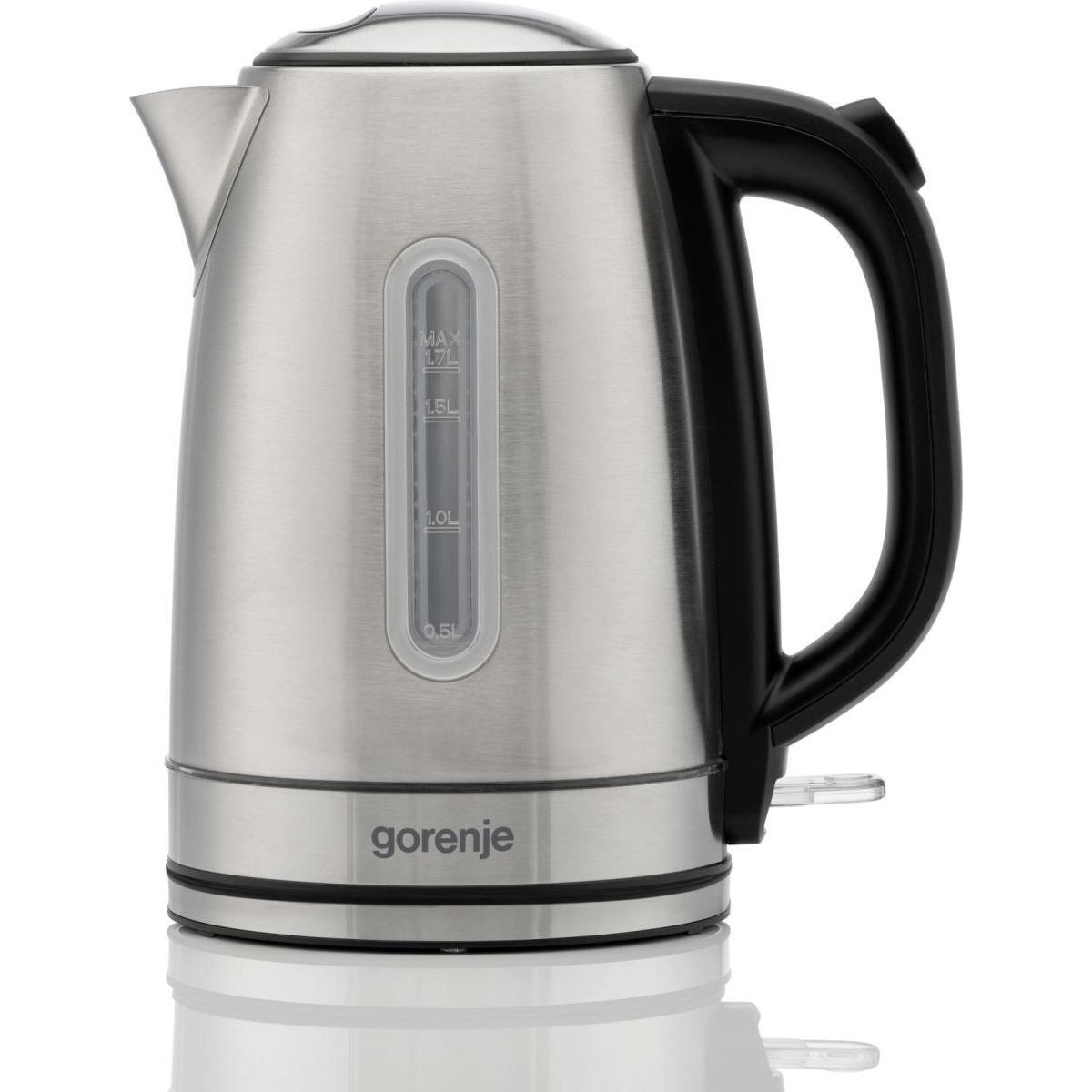 Gorenje K17DS Kettle, Electric, Capacity 1.7 L, Power 2200 W, Stainless steel, Wasserkocher