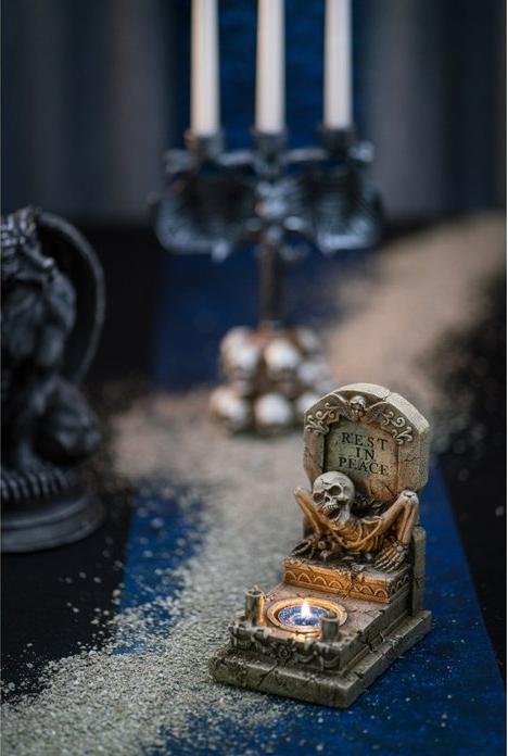 Actual product image Chaks Grave Candle Holder From Polyresin