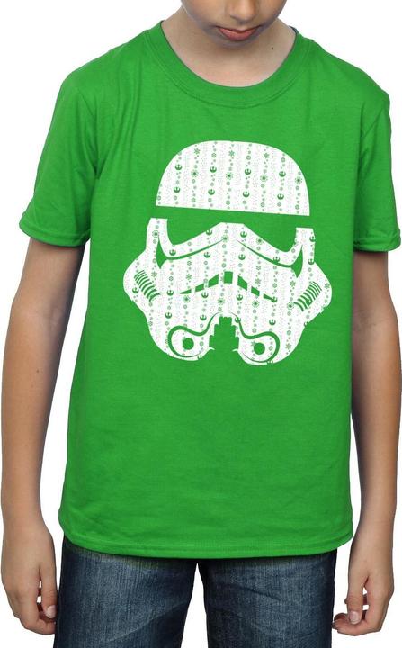 Produktbild Star Wars Christmas Stormtrooper Helmet TShirt Jungen (116)