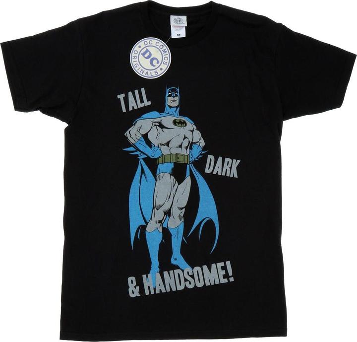 Actual product image Mens Batman Tall Dark And Handsome T-Shirt (XXL)