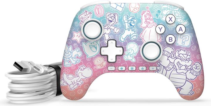 Image du produit PowerA NSW2 Controller Advantage wired Mushroom Kingdom (Switch 2)