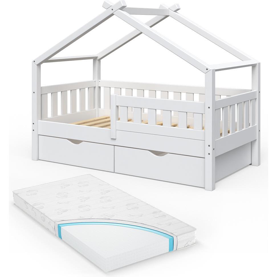 VitaliSpa, Kinderbett, Hausbett Design (80 x 160 cm)