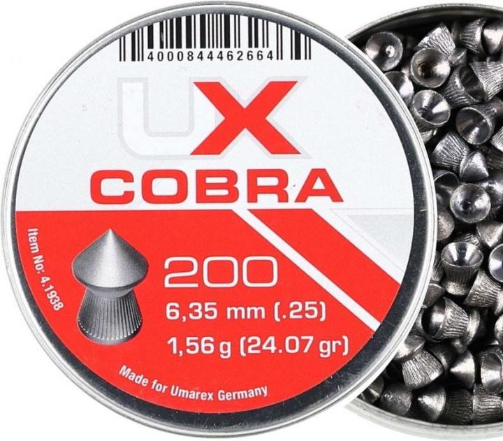 Actual product image Umarex Śrut 6 35 Cobra Pointed Ribbed 200 szt.