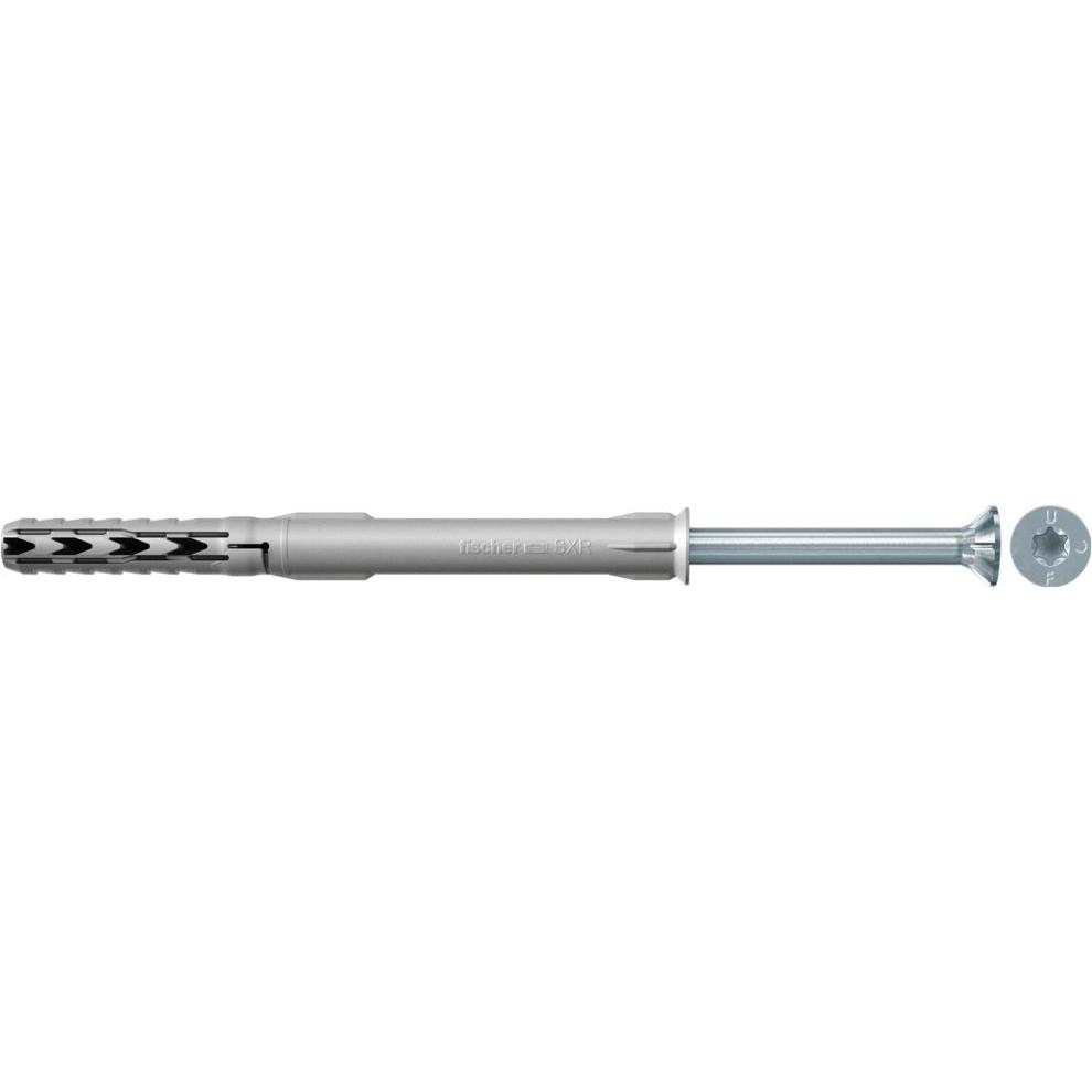 Fischer, Dübel, Rahmendübel R 88542 SXR 10x260 T Schraube Stahl galv. verz./Dübel-Nylon (50 Stk.)